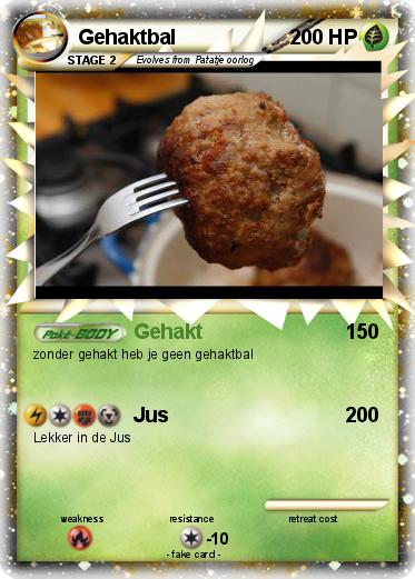 Pokemon Gehaktbal