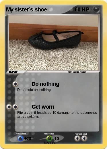 Pokemon My sister’s shoe