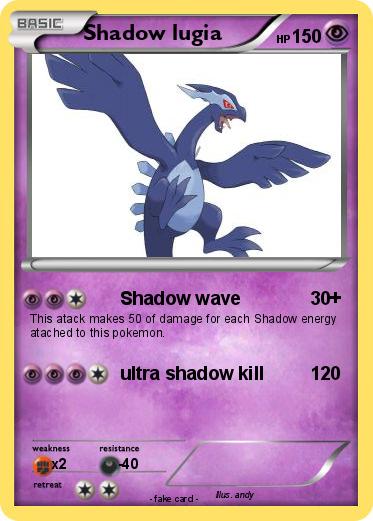 Pokemon Shadow lugia