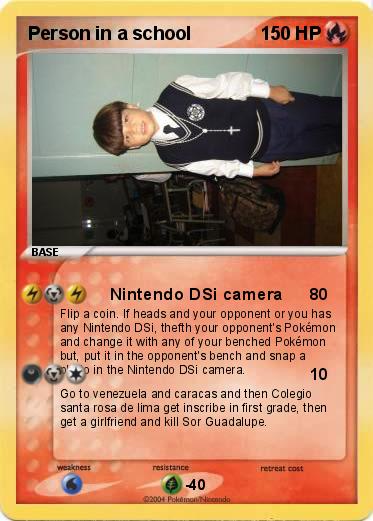 Pokemon Person in a school