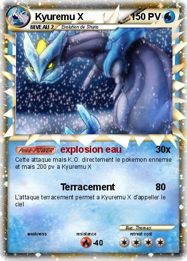 Pokemon Kyuremu X
