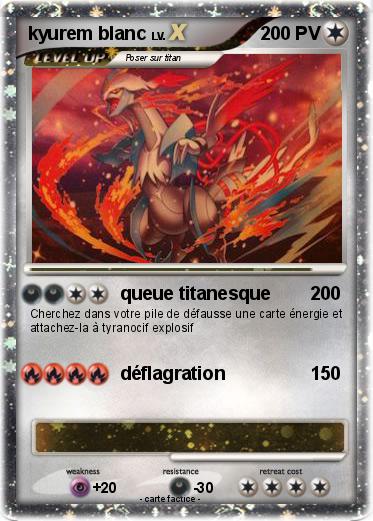 Pokemon kyurem blanc