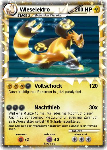 Pokemon Wieselektro