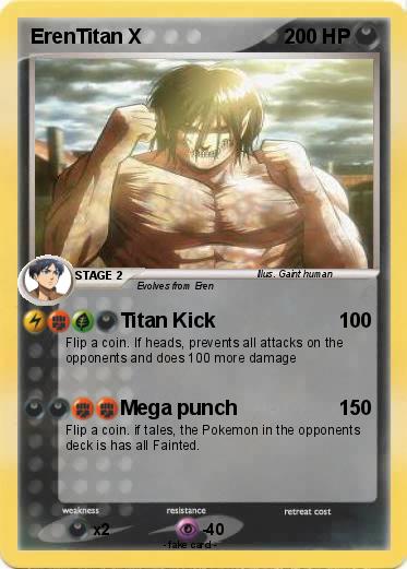 Pokemon ErenTitan X