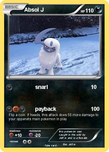 Pokemon Absol J