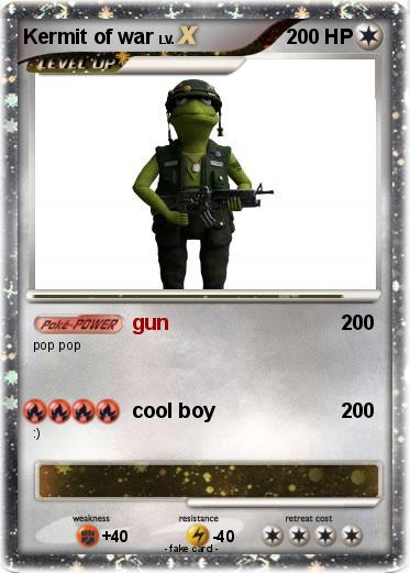 Pokemon Kermit of war