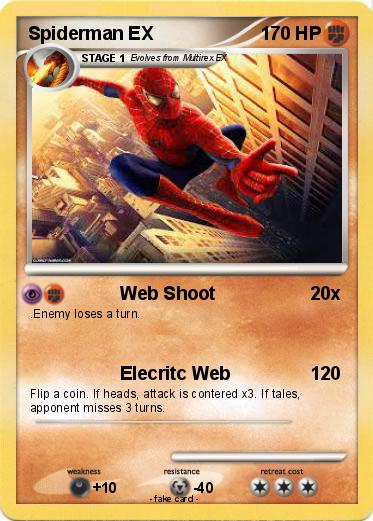 Pokemon Spiderman EX