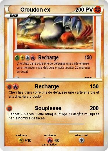 Pokemon Groudon ex