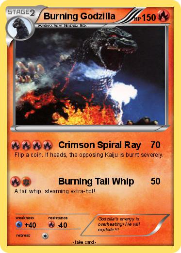 Pokemon Burning Godzilla