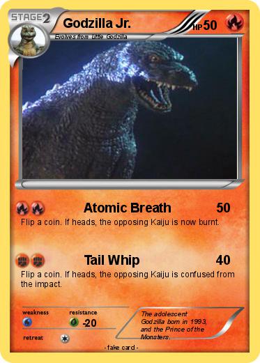 Pokemon Godzilla Jr.
