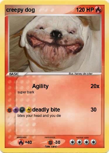 Pokemon creepy dog