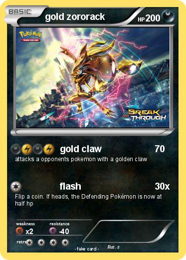 Pokemon gold zororack