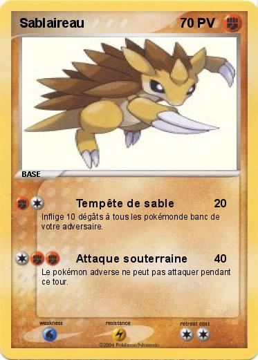 Pokemon Sablaireau