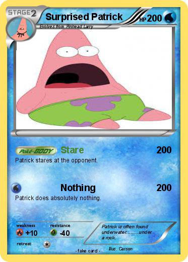 Pokemon Surprised Patrick