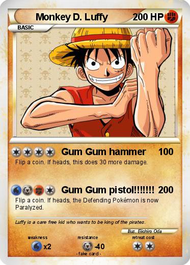 Pokemon Monkey D. Luffy