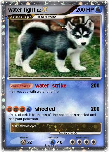 Pokemon water fight