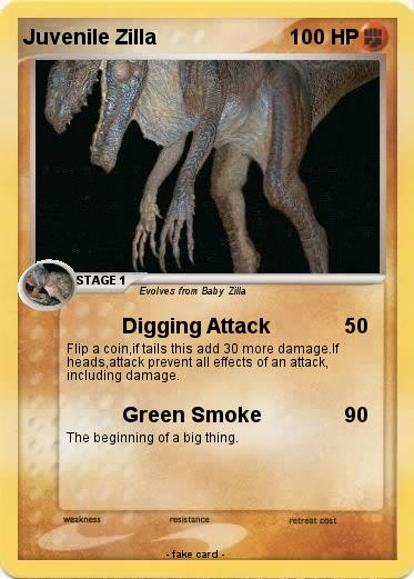 Pokemon Juvenile Zilla
