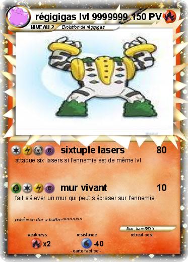 Pokemon régigigas lvl 9999999