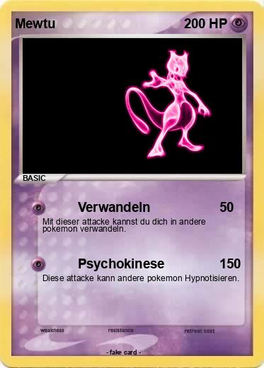 Pokemon Mewtu