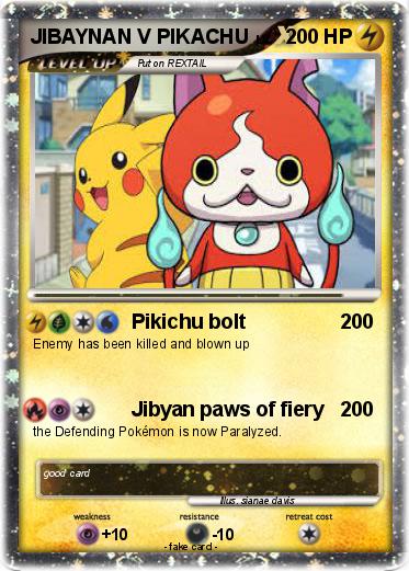 Pokemon JIBAYNAN V PIKACHU