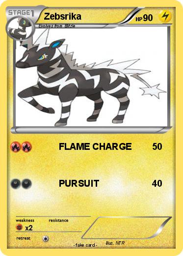 Pokemon Zebsrika