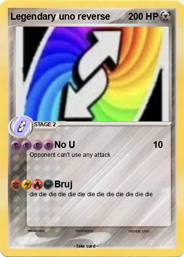 Pokemon Legendary uno reverse