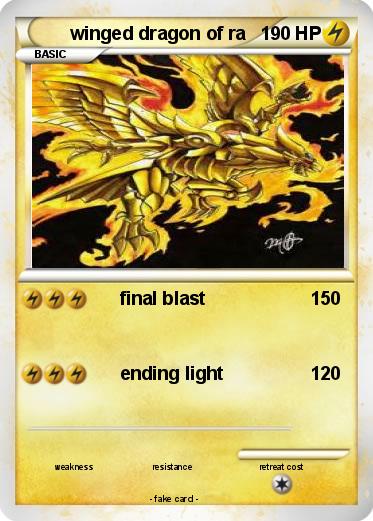 Pokemon winged dragon of ra