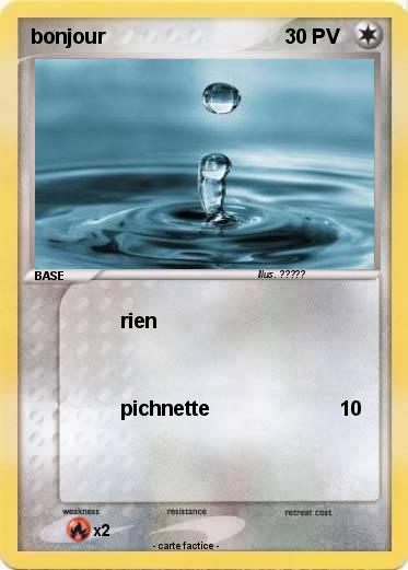 Pokemon bonjour