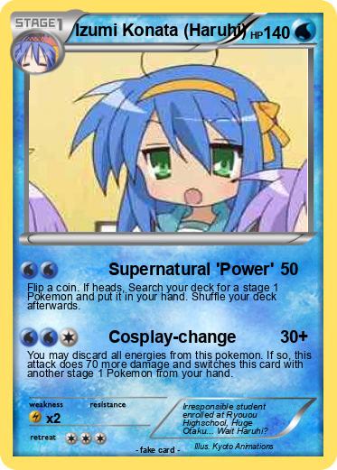 Pokemon Izumi Konata (Haruhi)