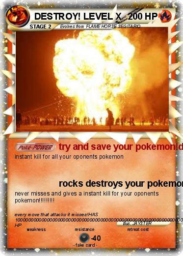 Pokemon DESTROY! LEVEL X