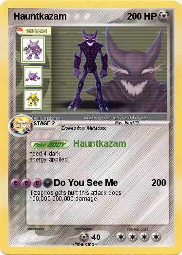 Pokemon Hauntkazam