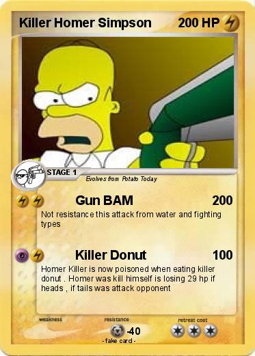 Pokemon Killer Homer Simpson