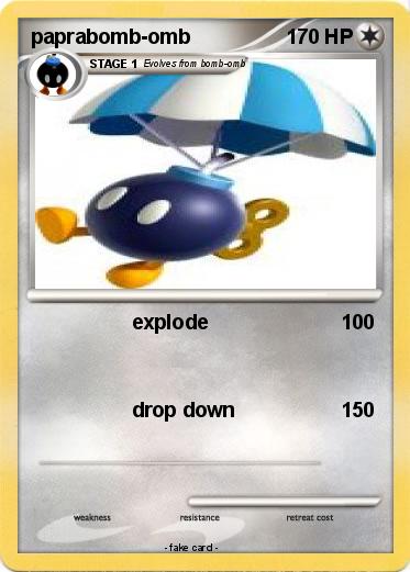 Pokemon paprabomb-omb