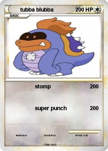 Pokemon tubba blubba