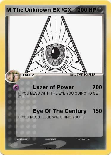 Pokemon M The Unknown EX /GX