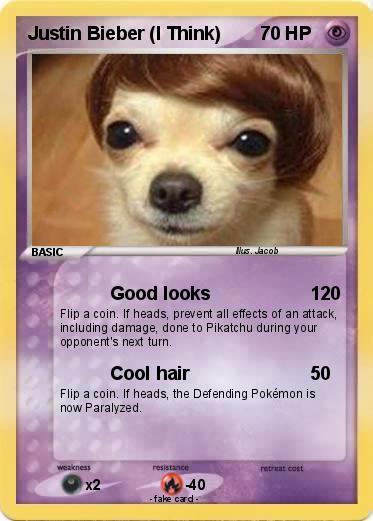 Pokemon Justin Bieber (I Think)
