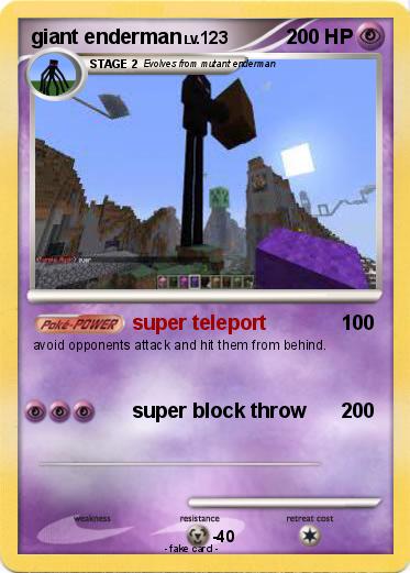 Pokemon giant enderman
