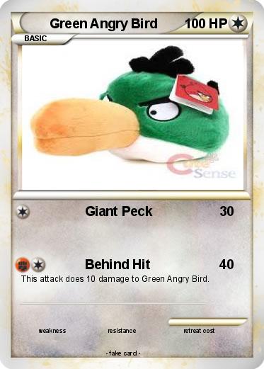 Pokemon Green Angry Bird