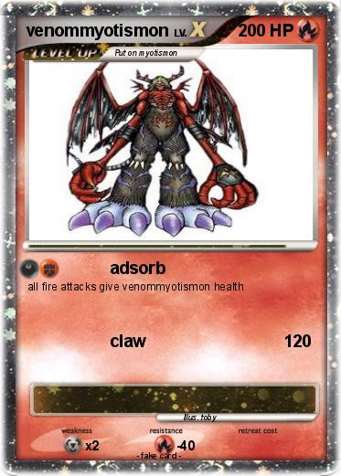 Pokemon venommyotismon