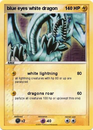 Pokemon blue eyes white dragon