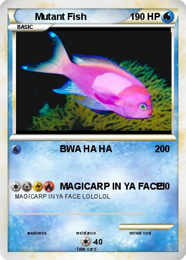 Pokemon Mutant Fish