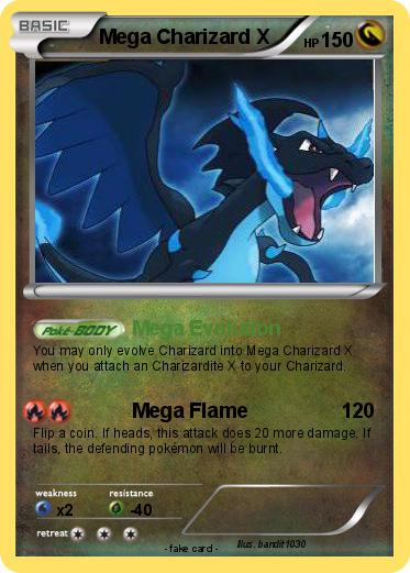 Pokemon Mega Charizard X