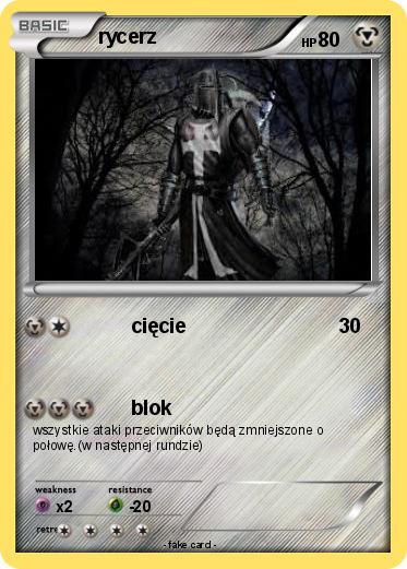 Pokemon rycerz