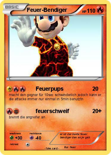 Pokemon Feuer-Bendiger