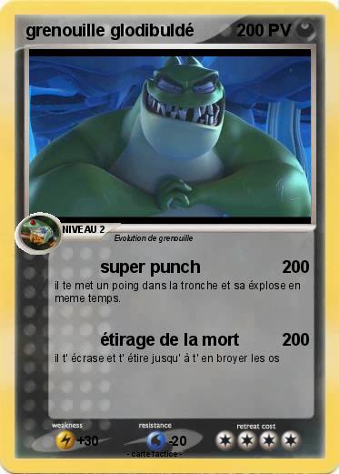 Pokemon grenouille glodibuldé