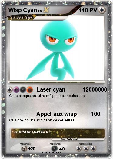Pokemon Wisp Cyan