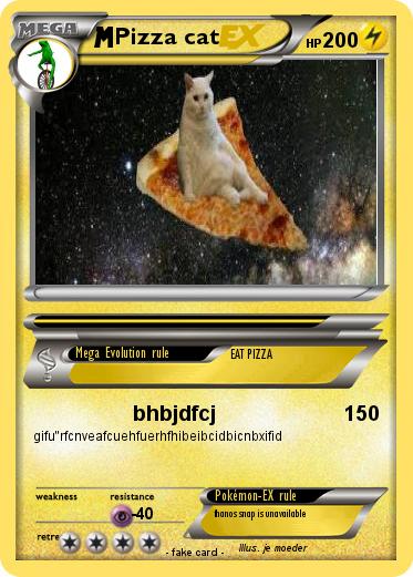 Pokemon Pizza cat
