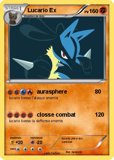 Pokemon Lucario Ex
