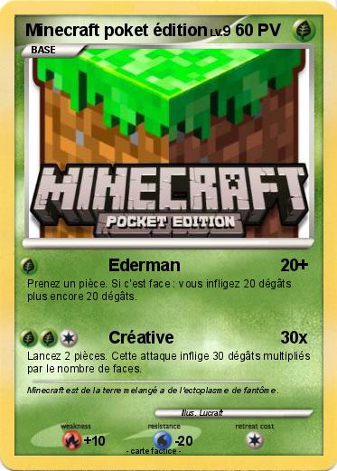Pokemon Minecraft poket édition