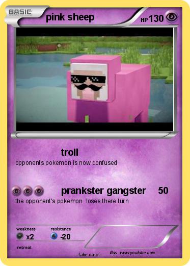 Pokemon pink sheep